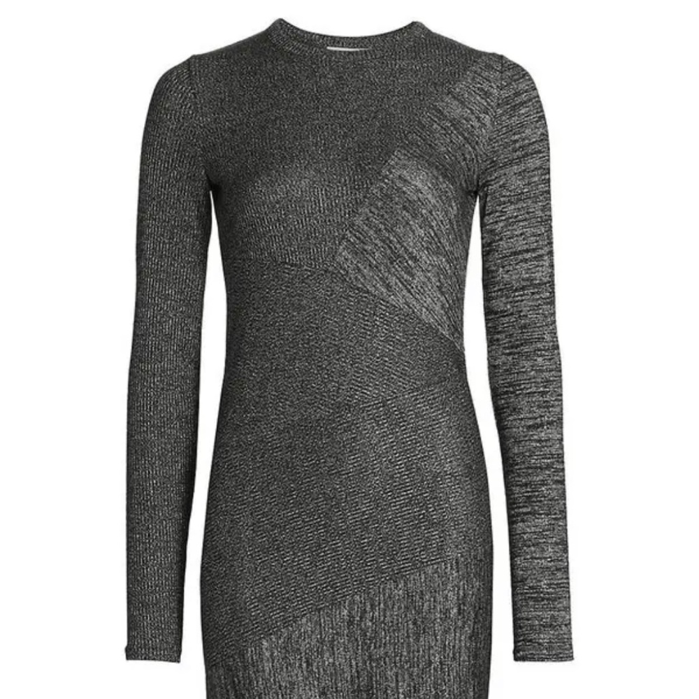 Rag & Bone | Knit Tonal Blocked Mini Dress